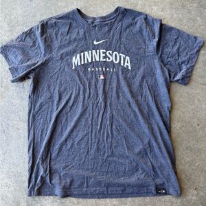 Nike Navy Minnesota Baseball Tee